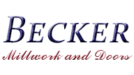 becker millwork and doors logo mobile