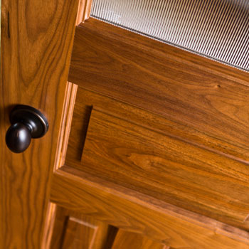 raised panel walnut door
